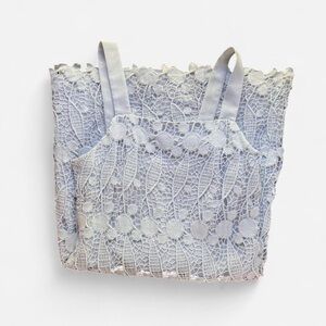 Club Monaco Blue Lace Shift Dress